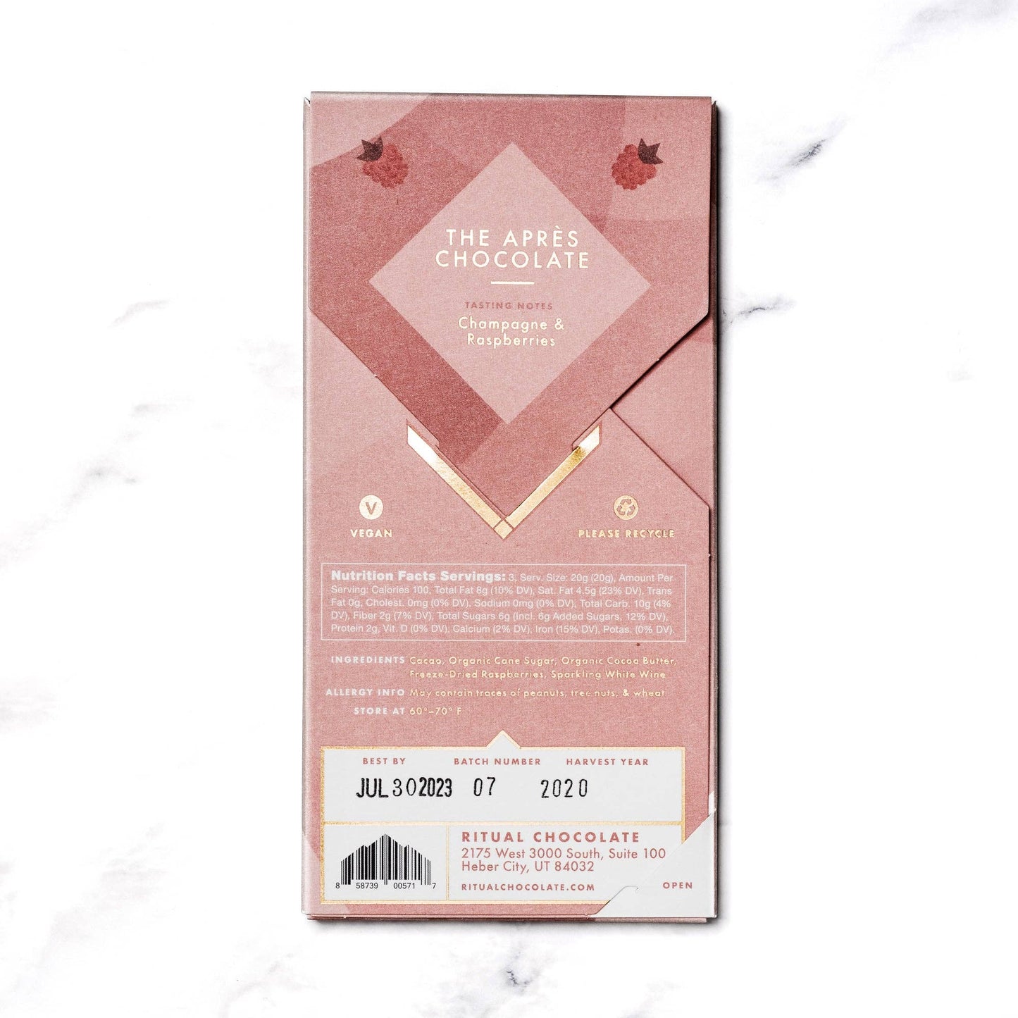 Ritual Chocolate - The Après Chocolate Bar 70%